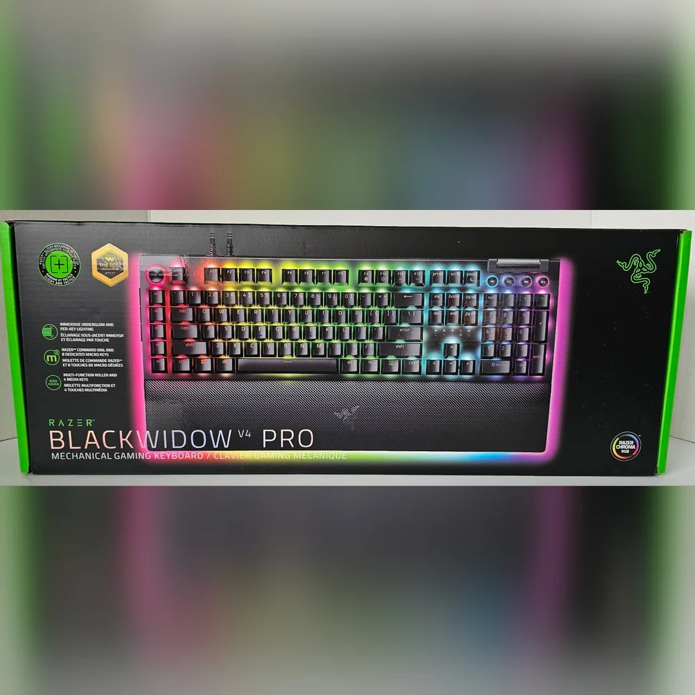 Razer - BlackWidow V4 Pro Full-Size Wired - Brand New Unopened Box